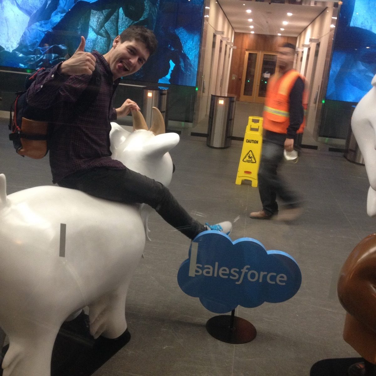 At Salesforce HQ