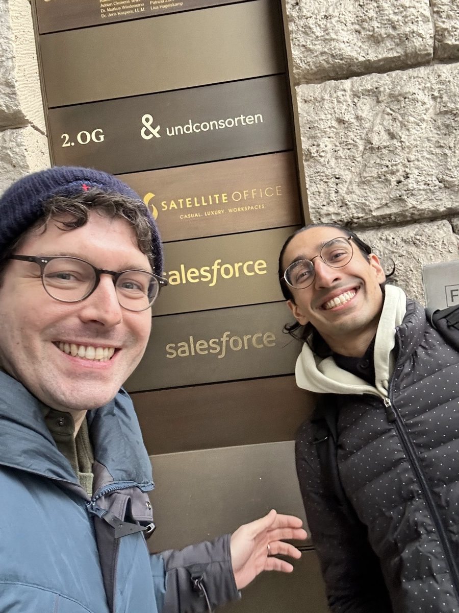 At a Salesforce satellite office in Berlin